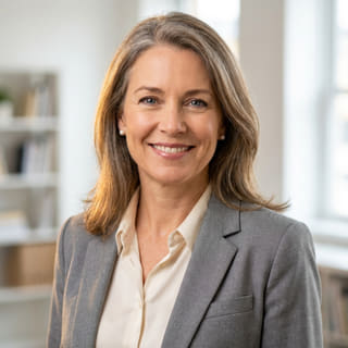 Sarah Coleman, identified as Chief Financial Officer at Zenithmere, in a profile image